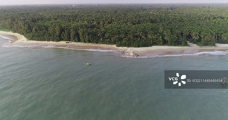 海南文昌：椰林湾——全球最美养生文化旅游胜地图片素材