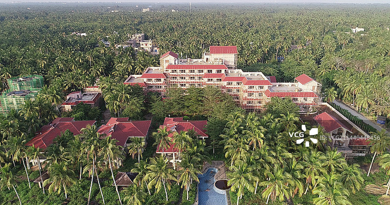 海南文昌：椰林湾——全球最美养生文化旅游胜地图片素材