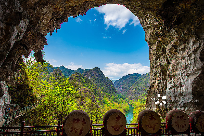 格凸河景区图片素材