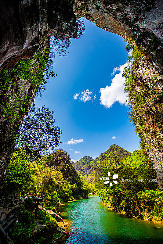 格凸河景区图片素材