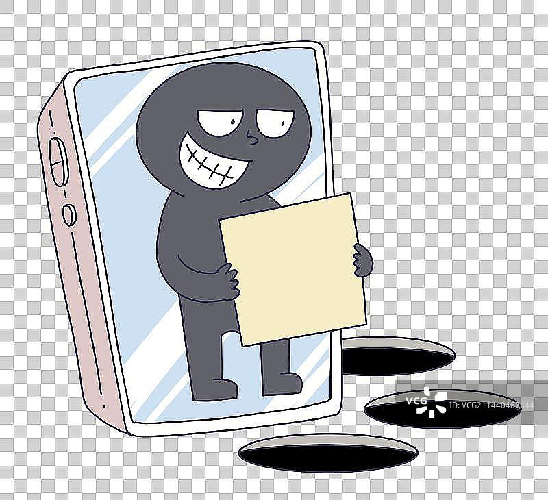 元素：电信诈骗图片素材