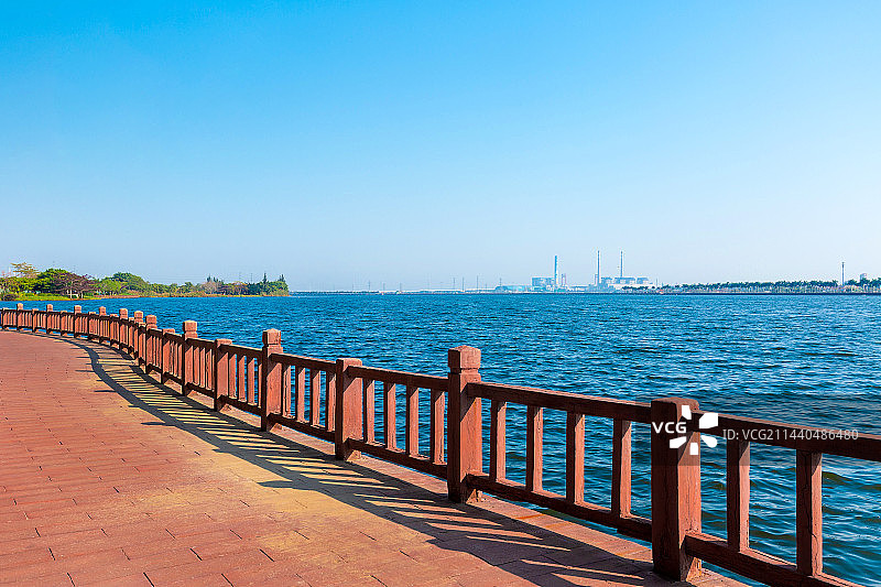 湛江市滨湖公园碧道图片素材