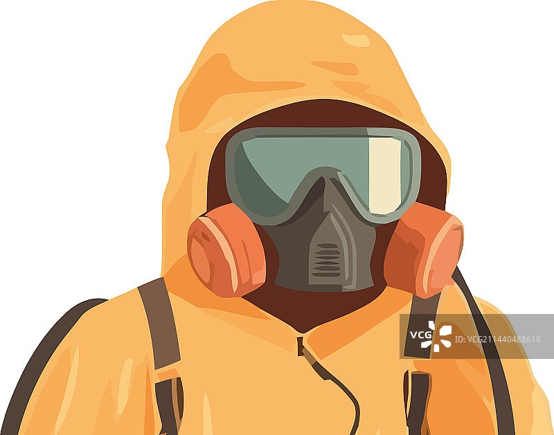 危险职业的防护工作服图片素材