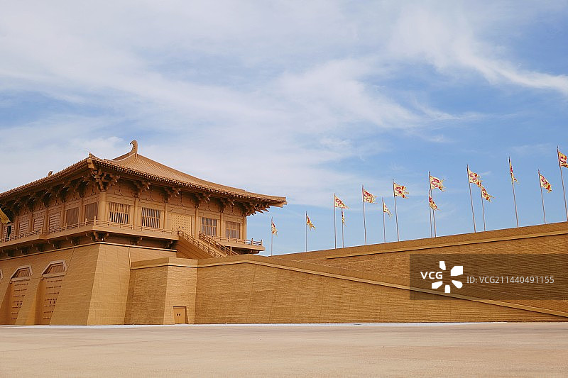 西安大明宫丹凤门图片素材