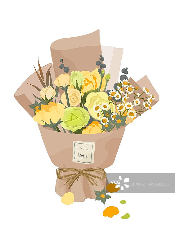 花束插画图片素材