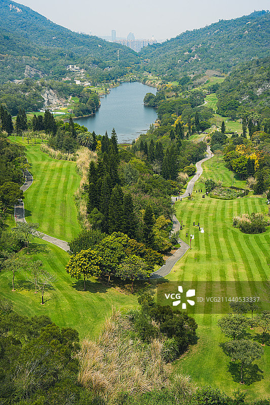 厦门上李水库公园图片素材