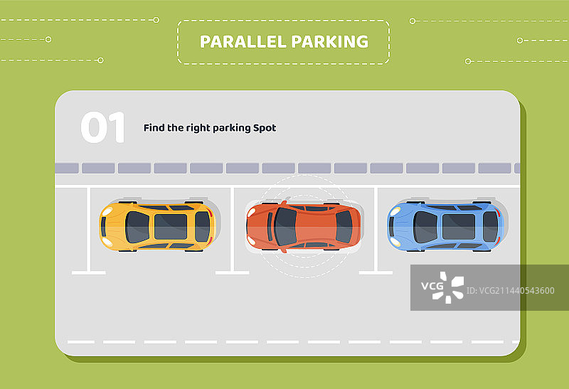 平行停车阶段1图片素材