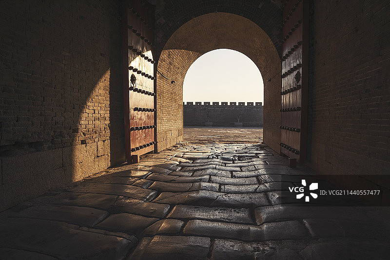 石家庄 正定古城城门图片素材