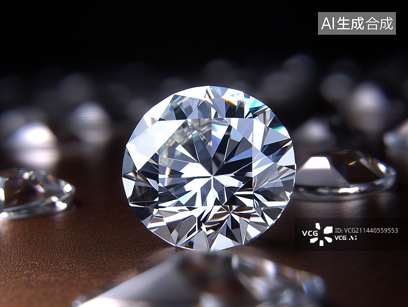 【AI数字艺术】蓝宝石，钻石，珠宝图片素材