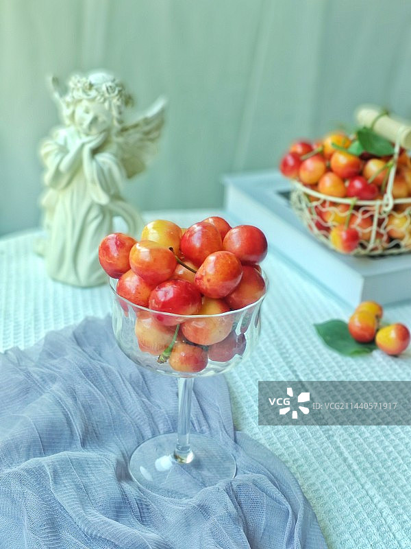 樱桃红了图片素材