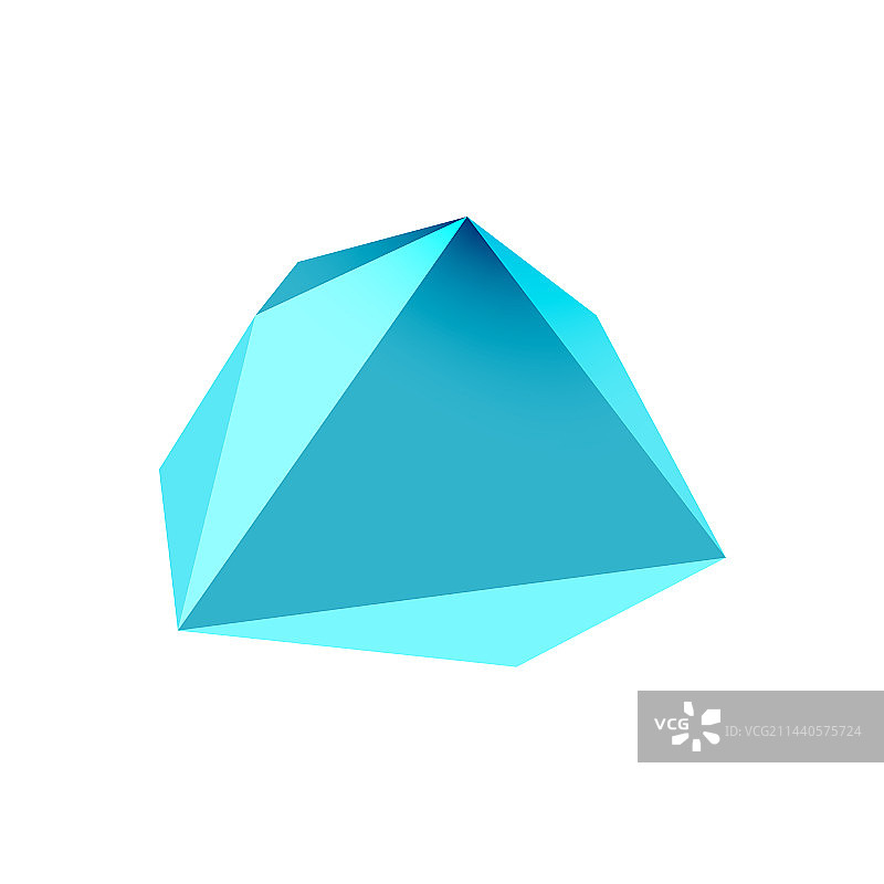 抽象低聚石设计几何三维图片素材