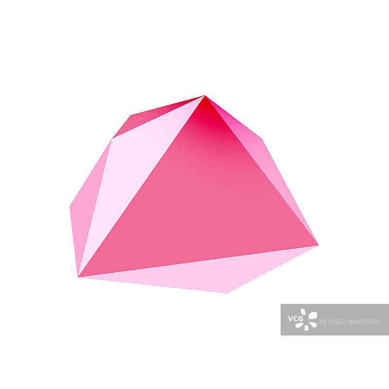 抽象低聚石设计几何三维图片素材