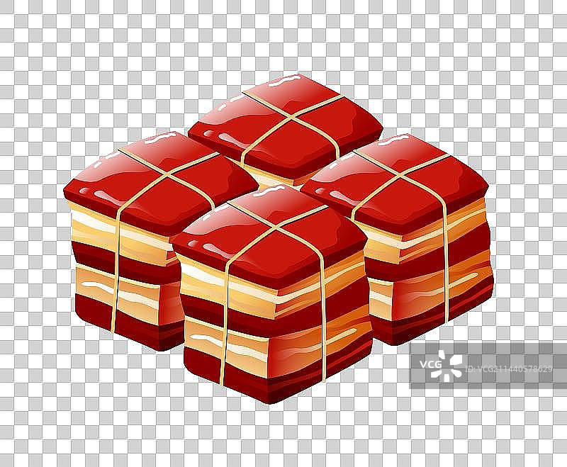 立秋美食东坡肉图片素材