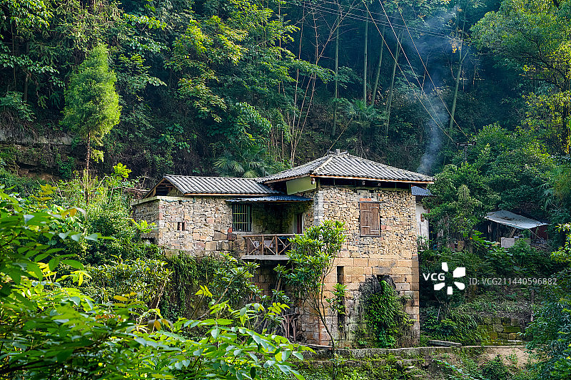 乡下人家的烟火味图片素材