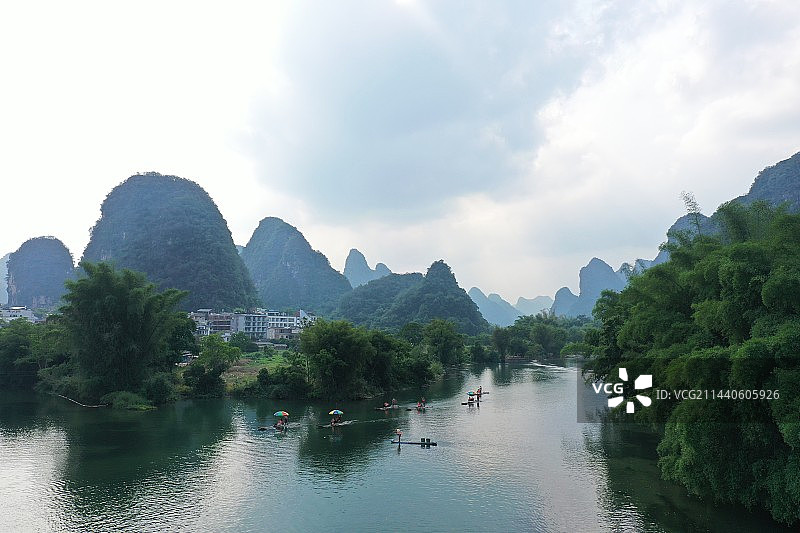 桂林遇龙河图片素材