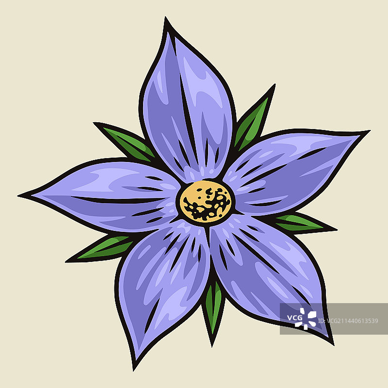 盛开的芽详细标志多彩图片素材