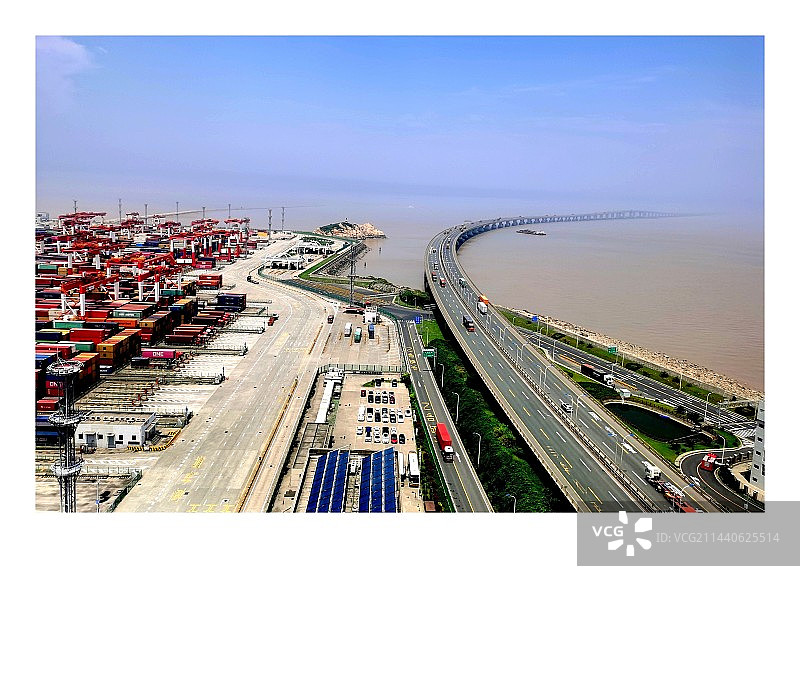 《东海大桥》舟山图片素材