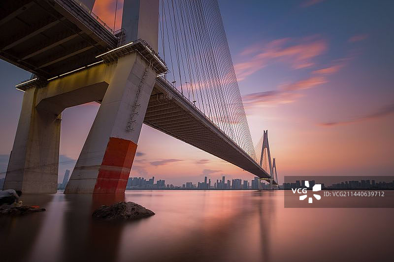 武汉长江二七长江大桥图片素材