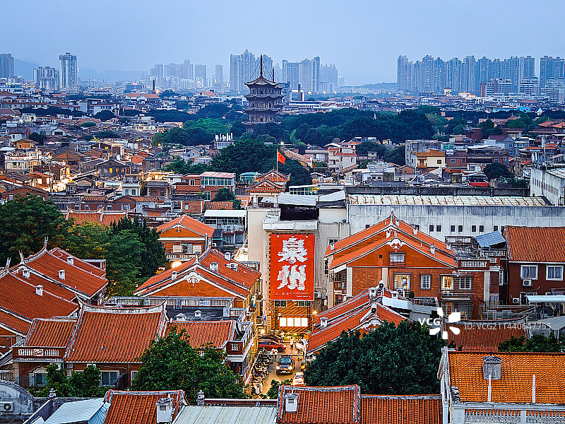 繁华刺桐城图片素材