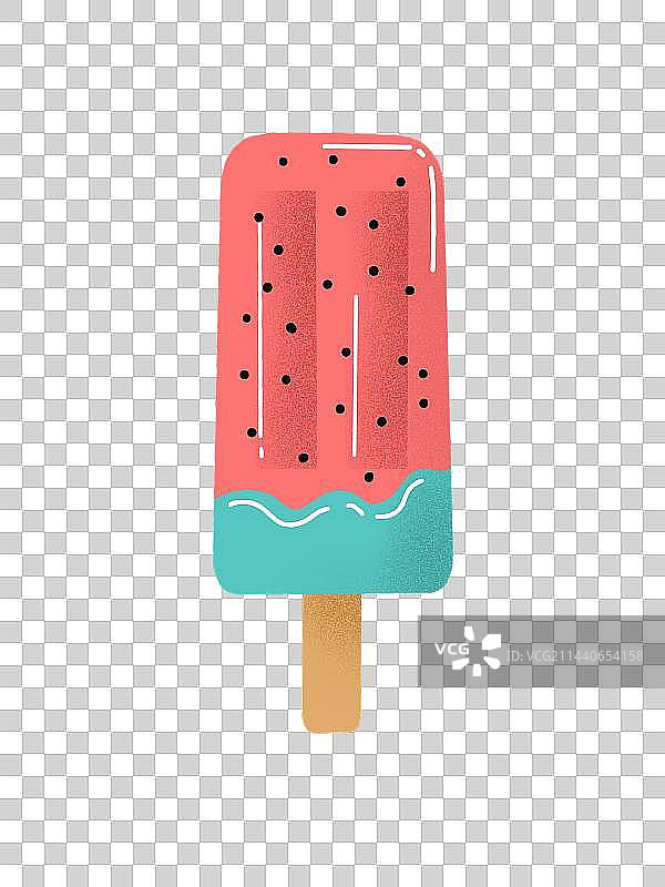 夏日冰爽西瓜棒冰图片素材
