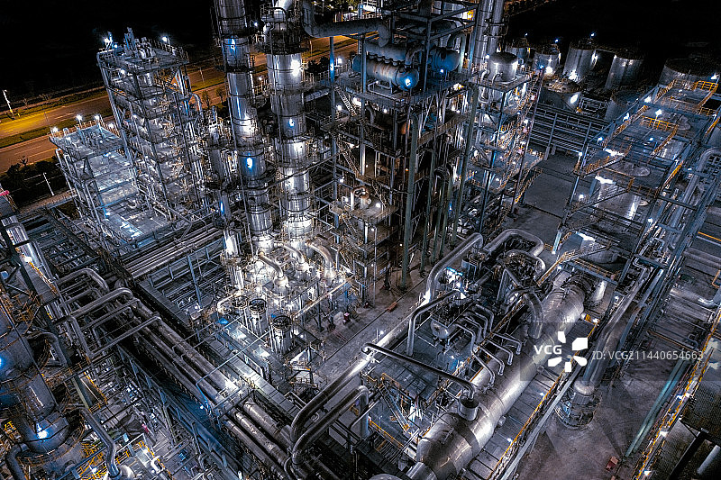 化工厂的赛博朋克图片素材