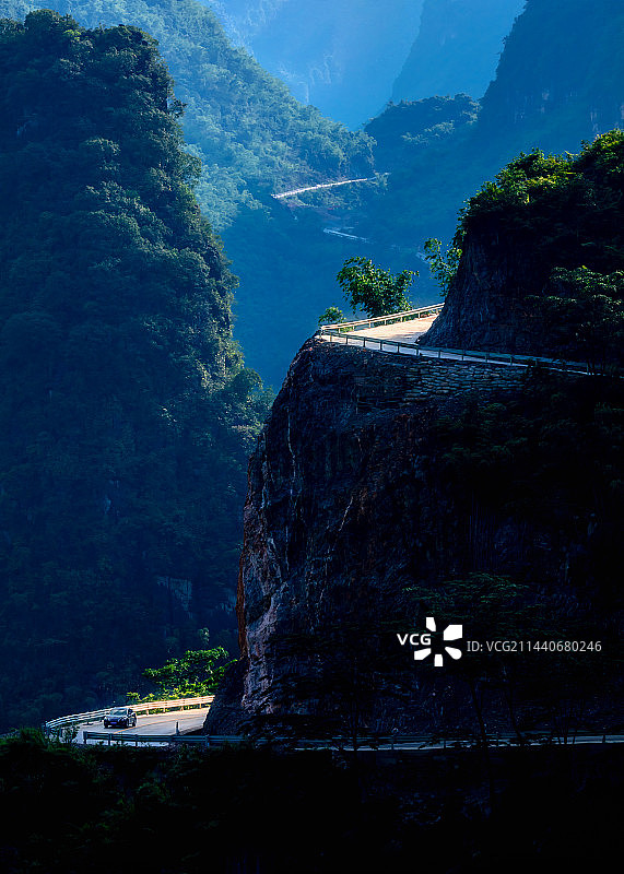 南宁马山--深山晚归图图片素材