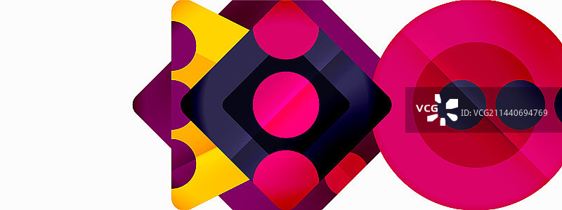 三角形和圆形的抽象背景图片素材