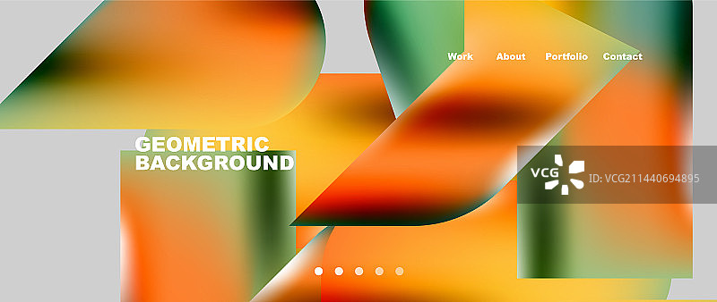 Glassmorphism登陆页背景模板图片素材