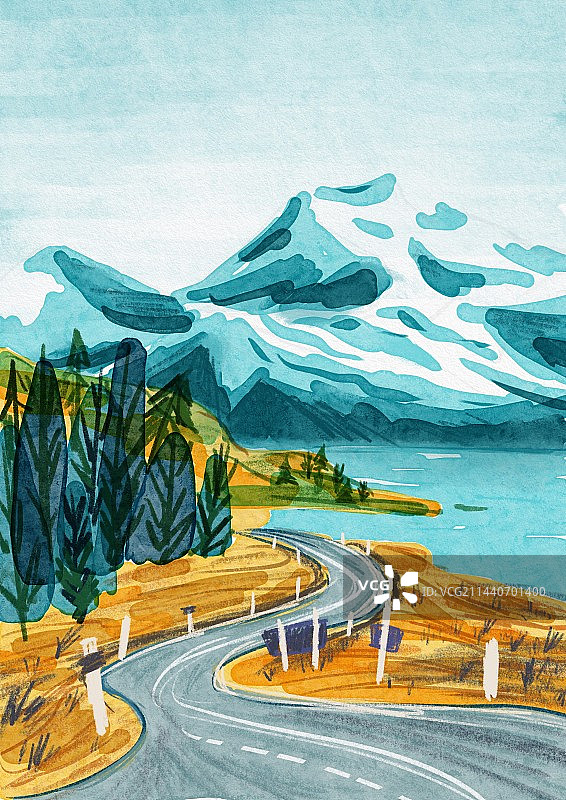 雪山风景图片素材