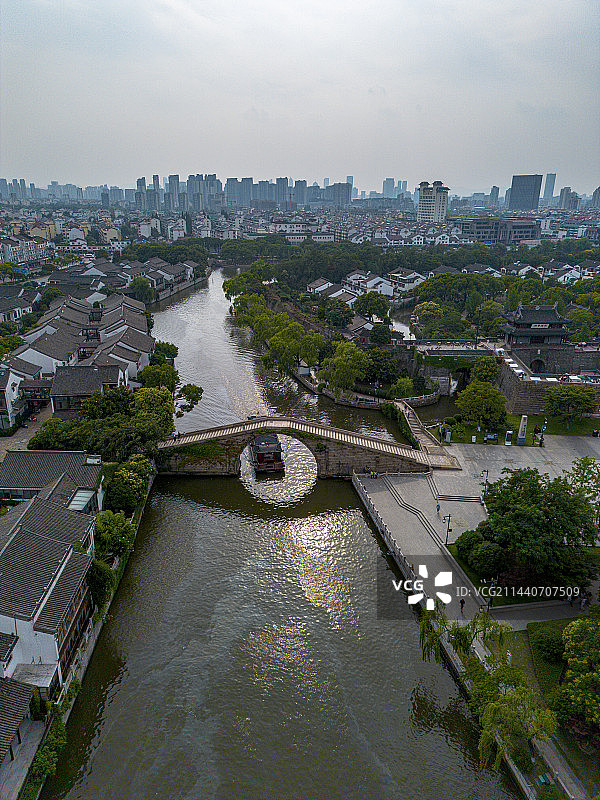 苏州盘门景区苏州吴门桥图片素材