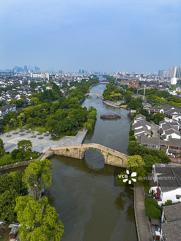 苏州盘门景区苏州吴门桥图片素材