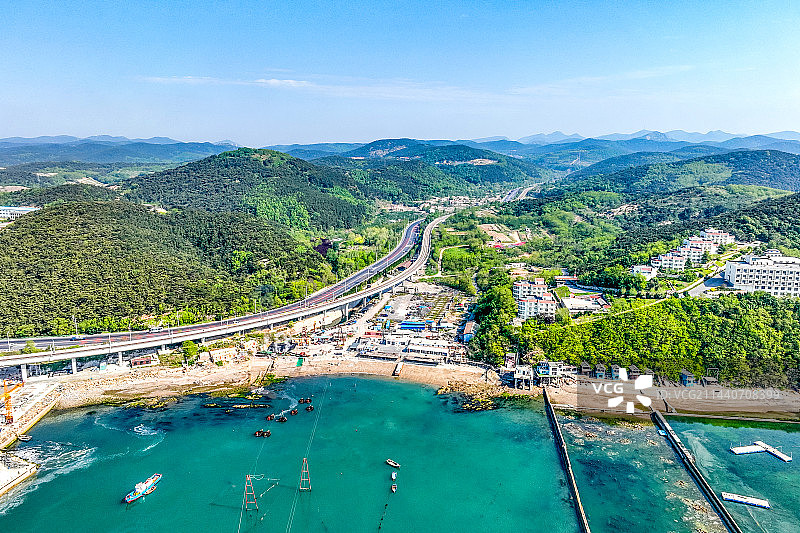 大连旅顺塔河湾图片素材