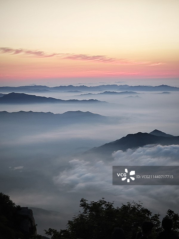 泰山云海日出图片素材