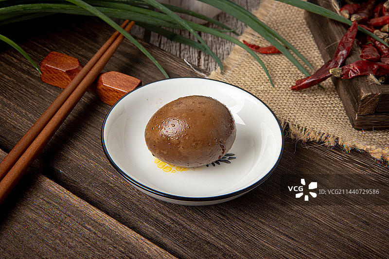 一颗卤鸡蛋图片素材