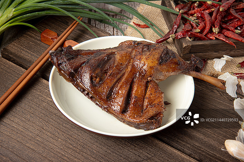 卤味鸭腿图片素材