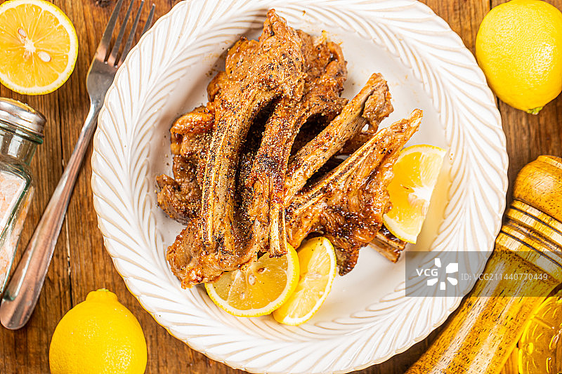 烤羊排图片素材