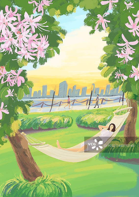 惬意时光图片素材