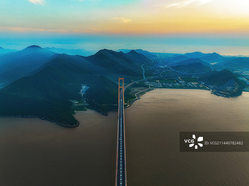 浙江舟山西堠门大桥图片素材