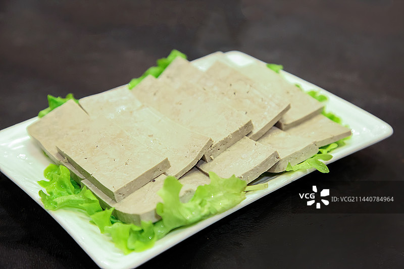 中餐美食-黑豆腐图片素材