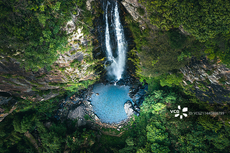 庐山瀑布庐山玉帘泉瀑布羲之洞瀑布图片素材