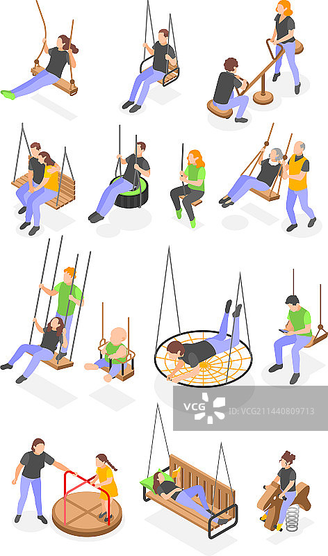 2.5D摇摆人物合集图片素材