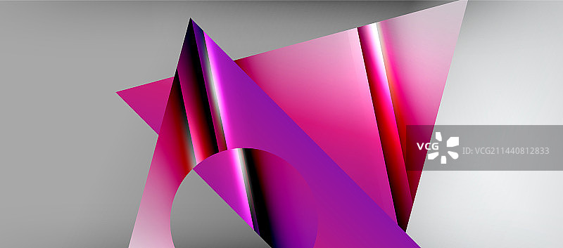 三角形抽象背景与闪亮和光泽图片素材