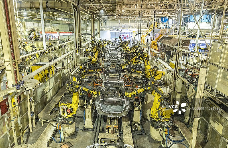 汽车制造生产线图片素材
