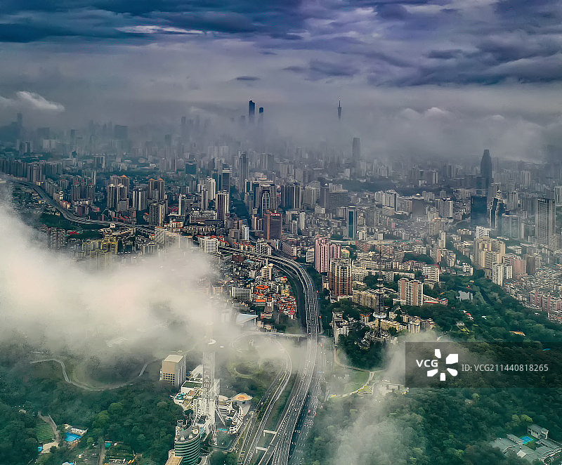 广东省广州城市风光图片素材