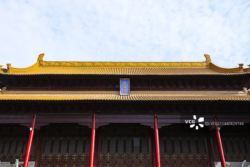 江苏省南京市朝天宫南京市博物馆秋天晴天美丽风景图片素材