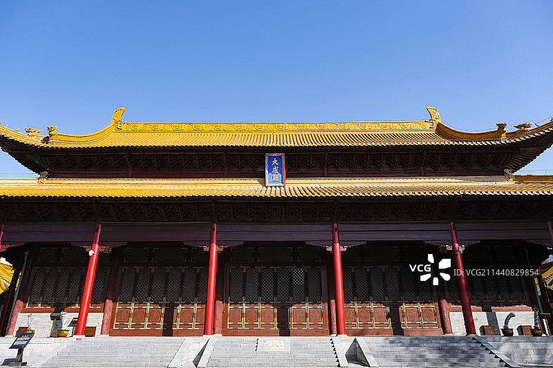 江苏省南京市朝天宫南京市博物馆秋天晴天美丽风景图片素材