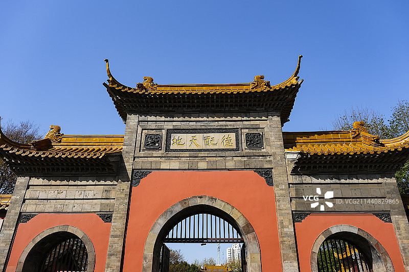 江苏省南京市朝天宫南京市博物馆秋天晴天美丽风景图片素材