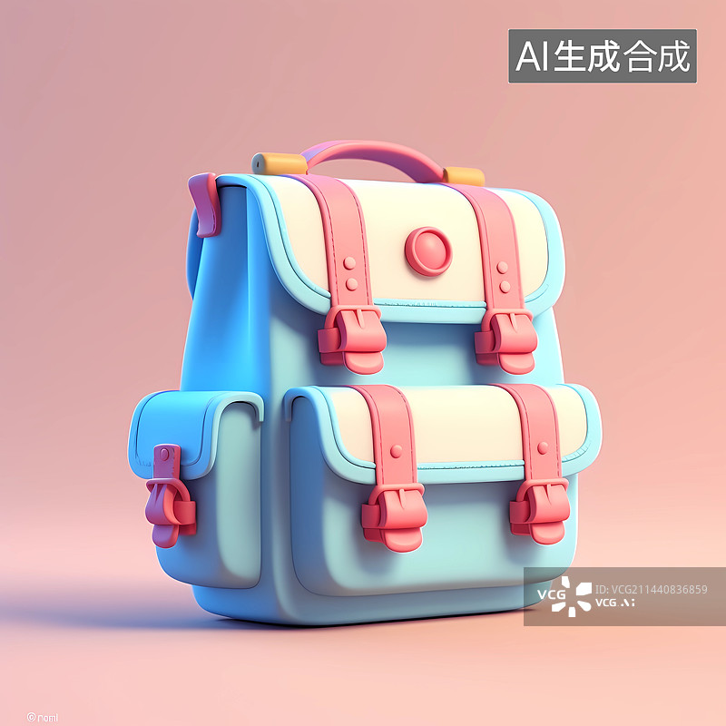 【AI数字艺术】3D物品-教育类图片素材