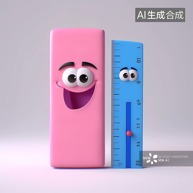 【AI数字艺术】3D物品-教育类图片素材