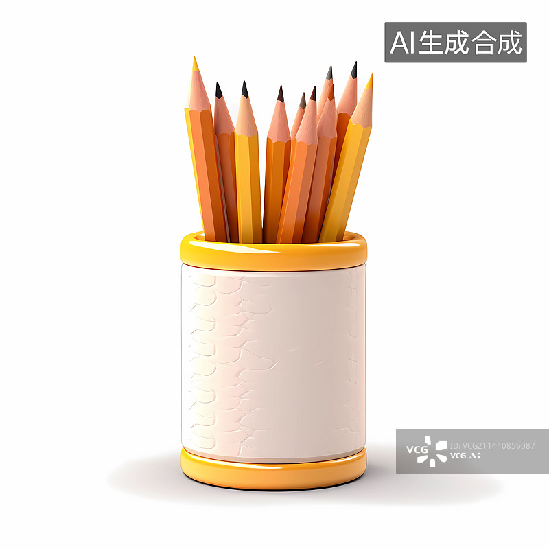 【AI数字艺术】3D物品-教育文具类图片素材